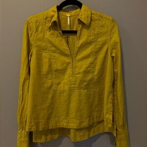 Free People Linen Shirt